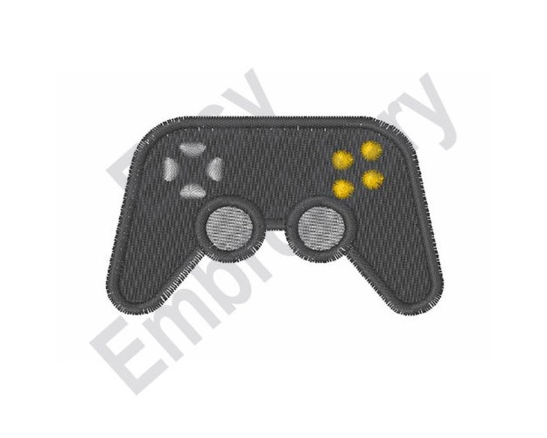Video Game Controller Machine Embroidery Design Etsy