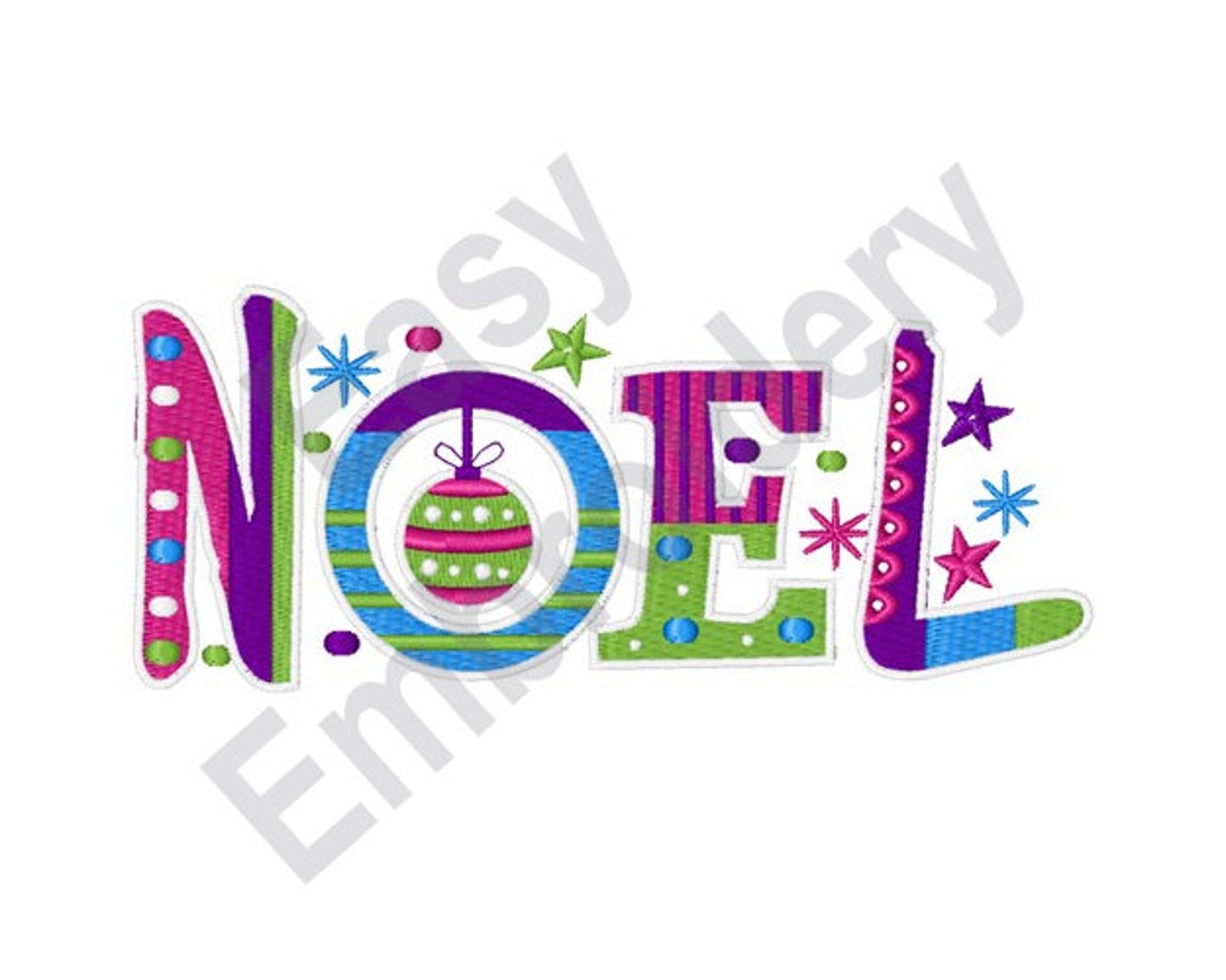 Noel Machine Embroidery Design - Etsy