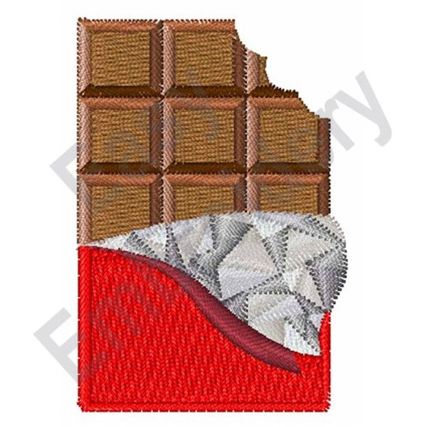 Chocolate Bar - Machine Embroidery Design