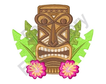 Tropical Tiki - Machine Embroidery Design