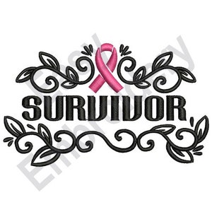 Cancer Survivor - Machine Embroidery Design
