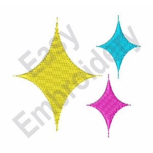 Sparkles Machine Embroidery Design image 1