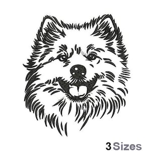 Samoyed - Machine Embroidery Design - 3 Sizes