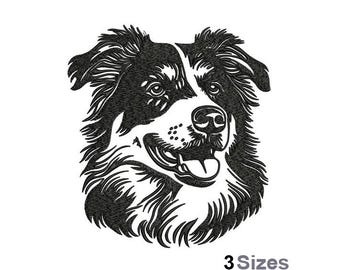 Berger australien - motif de broderie Machine - 3 tailles