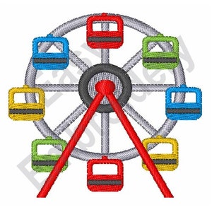 Riesenrad - Maschinenstickerei Design