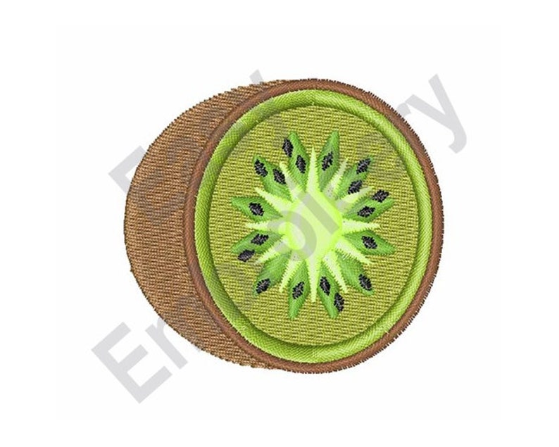 Kiwi Machine Embroidery Design Etsy