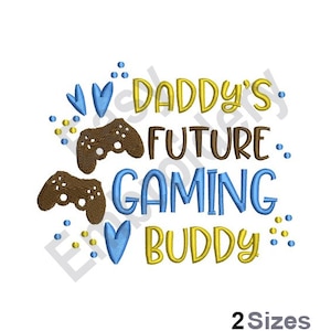 Gaming Buddy - Machine Embroidery Design
