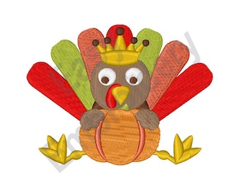 Thanksgiving Turkey - Machine Embroidery Design