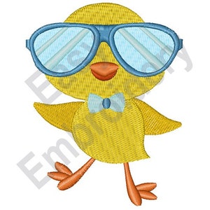 Cool Easter Chick - Machine Embroidery Design