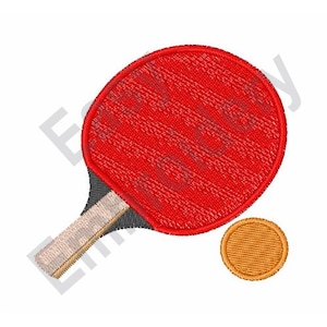 Ping Pong - Machine Embroidery Design