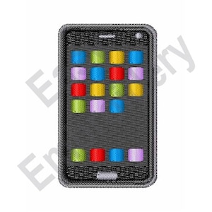 Cell Phone - Machine Embroidery Design