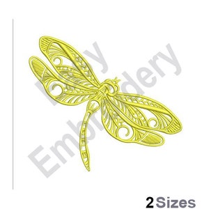 Dragonfly Outline - Machine Embroidery Design