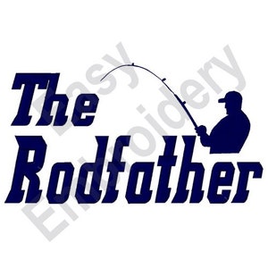 The Rodfather - Machine Embroidery Design