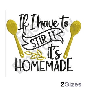Its Homemade - Machine Embroidery Design