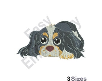 Spaniel Puppy - Machine Embroidery Design