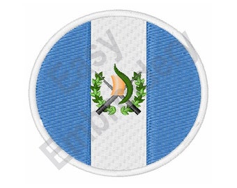 Guatemala Flag - Machine Embroidery Design