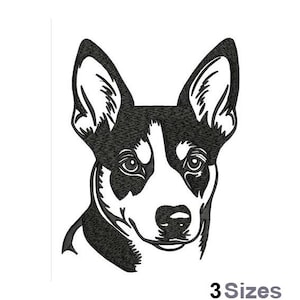 Basenji - Machine Embroidery Design - 3 Sizes