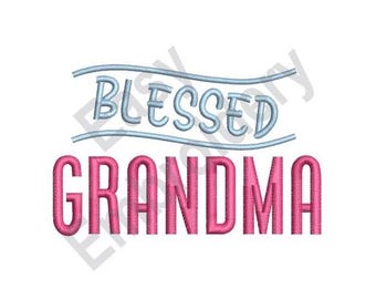 Abuela Bendita - Diseño de Bordado a Máquina
