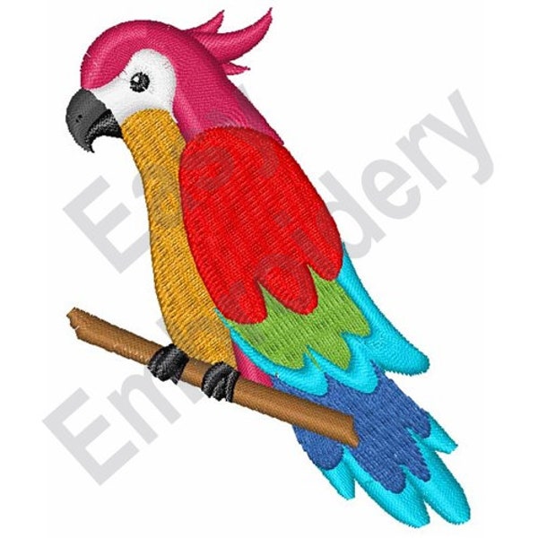 Parrot Embroidery Etsy