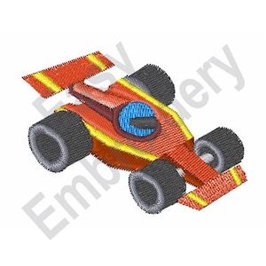 Race Car - Machine Embroidery Design
