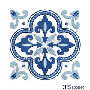 Decorative Quilt Block - Machine Embroidery Design - 3 Sizes
