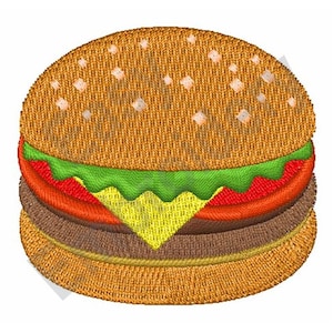 Hamburger - Machine Embroidery Design