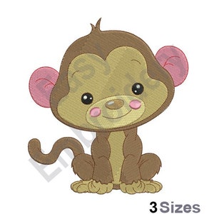 Monkey - Machine Embroidery Design