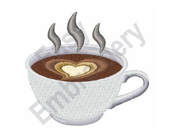Coffee lover - Machine Embroidery Design