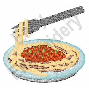 Spaghetti - Machine Embroidery Design