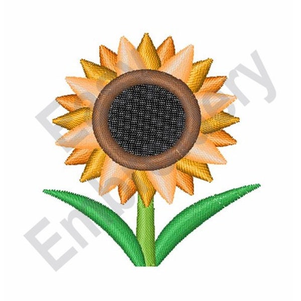 Sunflower - Machine Embroidery Design