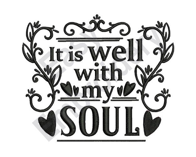 It Is Well With My Soul Embroidery Kit