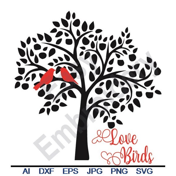 wedding, love, engagement, Love Birds - Svg, Dxf, Eps, Png, Jpg, Vector Art, Clipart, Cut File