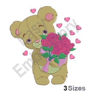 Valentine Bear - Machine Embroidery Design