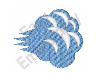 Smoke Cloud - Machine Embroidery Design, Fart cloud