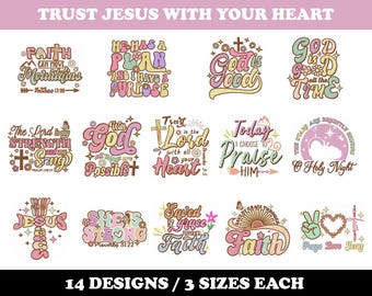 Trust In The Lord (14 Designs) - Machine Embroidery Bundle
