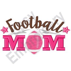 Football Mom - Machine Embroidery Design