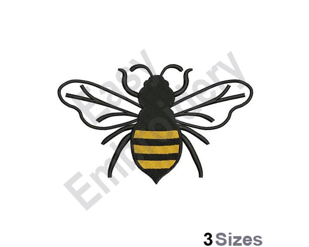 Bumble Bee - Machine Embroidery Design - 3 Sizes - Etsy