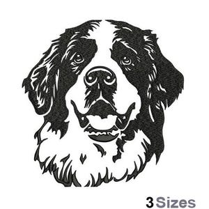 Saint Bernard Dog - Machine Embroidery Design - 3 Sizes