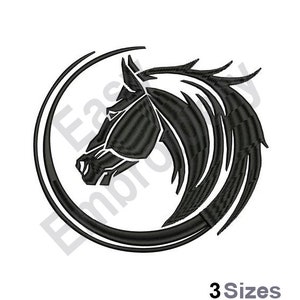Horse Head - Machine Embroidery Design - 3 Sizes
