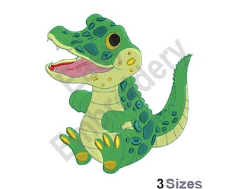 Crocodile - Machine Embroidery Design