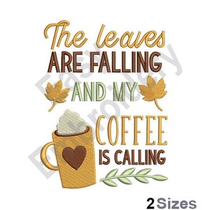 Leaves Are Falling - Machine Embroidery Design