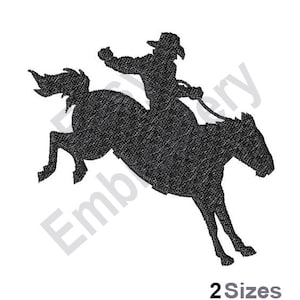 Rodeo Cowboy - Machine Embroidery Design - 2 Sizes
