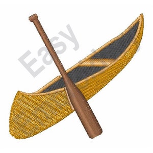 Canoe - Machine Embroidery Design