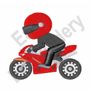Motorcycle/Riding Motorcycle - Machine Embroidery Design