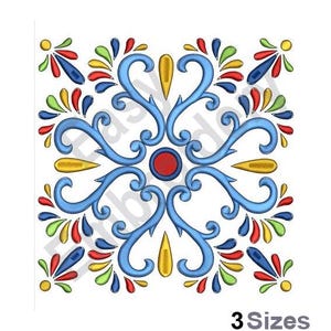 Quilt Block - Machine Embroidery Design - 3 Sizes