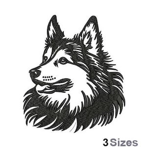 Japanese Spitz - Machine Embroidery Design - 3 Sizes