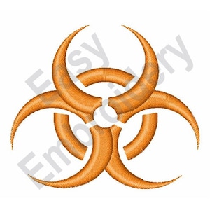 Biohazard Symbol - Machine Embroidery Design