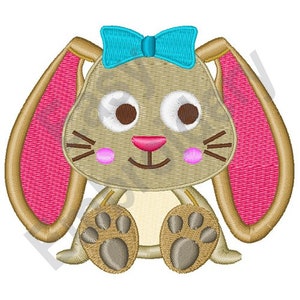 Bunny Rabbit - Machine Embroidery Design, Easter Embroidery