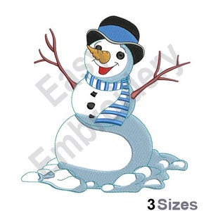 Snowman - Machine Embroidery Design