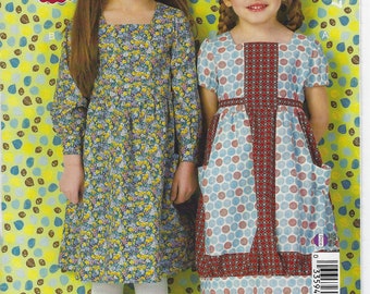 Kwik... Kwik Sew Childrens Easy sewing pattern 3940 Girls Pretty Summer Dresses 